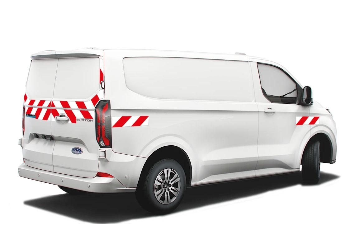 Kit de balisage prédécoupé Classe B FORD TRANSIT CUSTOM 2023